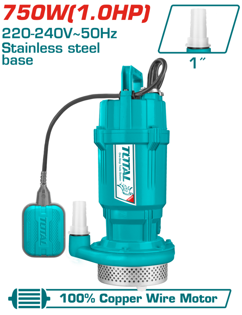 TWP67506 - SUBMERSIBLE PUMP 750W(1.0HP)