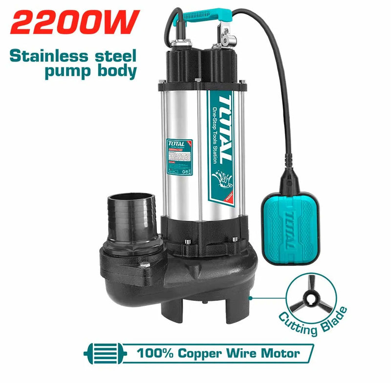 TWP7220026 - SEWAGE SUBMERSIBLE PUMP 2200W (3.0HP).